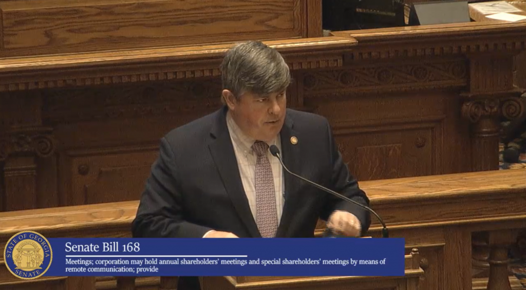 Capitol Update: Remote Shareholder Meetings Legislation Awaits Governor’s Signature