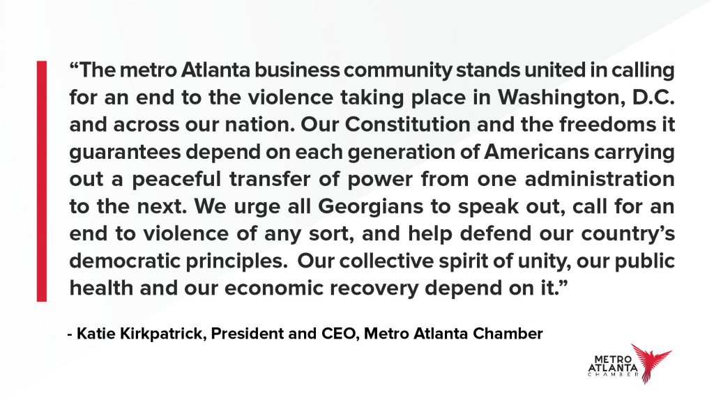 Statement on Election Unrest & Riot at the U.S. Capitol