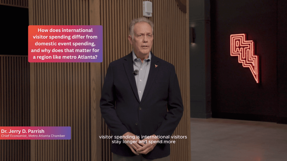 Dr. Jerry Parrish Interview Clip: Domestic versus international visitor spending International visitors generally stay longer and spend more